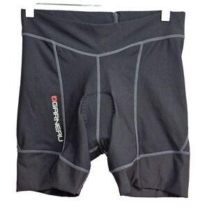 Louis Garneau Padded Cycling Shorts Womens XL Black Chamois Biking Compression